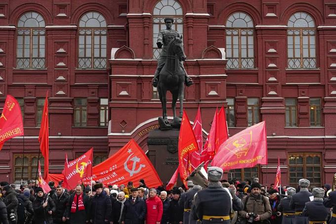 Moscow commemorates victory after the Battle of Stalingrad

