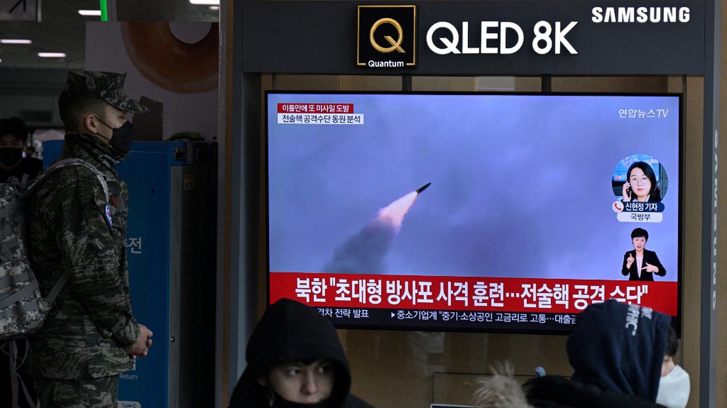 North Korea fires two ballistic missiles and warns Washington and Seoul
