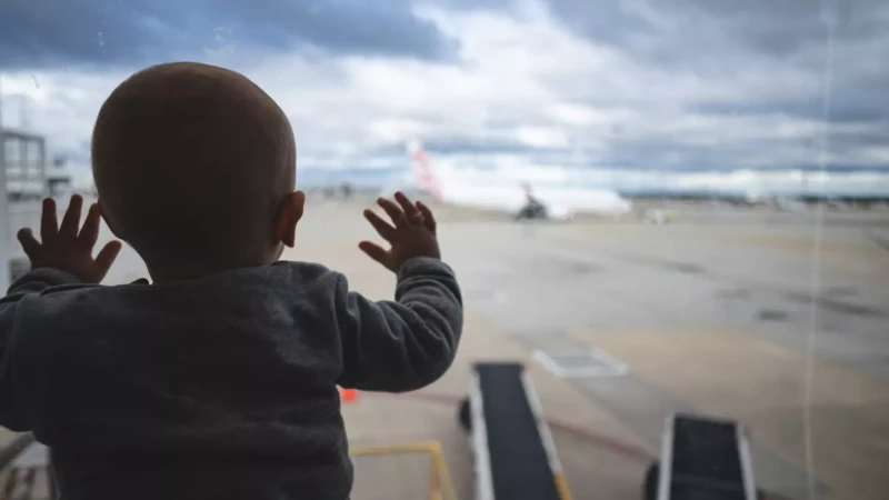 Parents left their infant at the airport counter to save tickets
