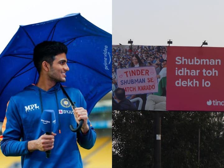 'Shubman idhar to dekh lo', billboards in Nagpur display a picture of a girl who loves Gill

