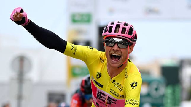 The Danish Magnus Cort prevails again in the Tour of the Algarve and remains the leader
