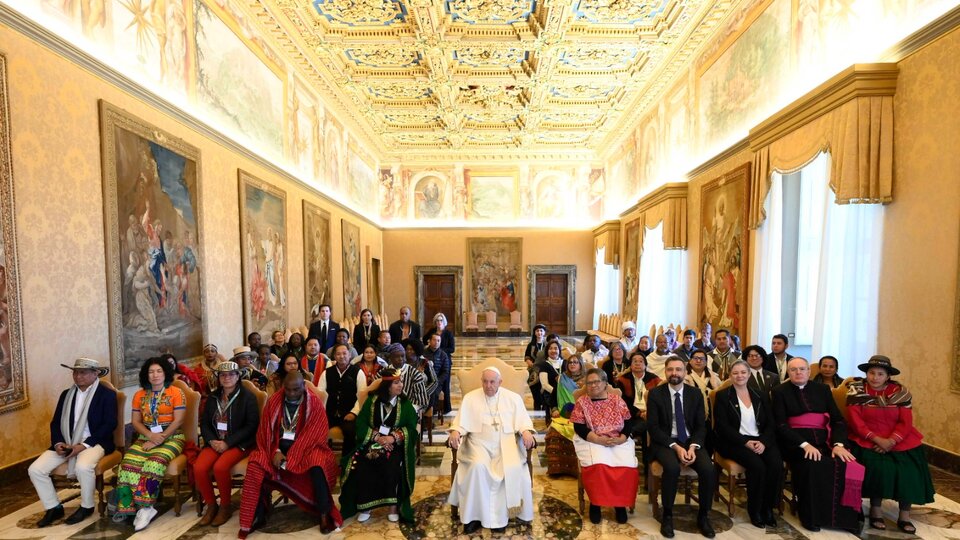 The Pope with indigenous peoples of the world
