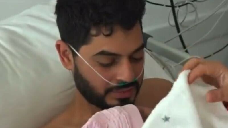 Turkey earthquake: Rescuer meets newborn daughter for first time
