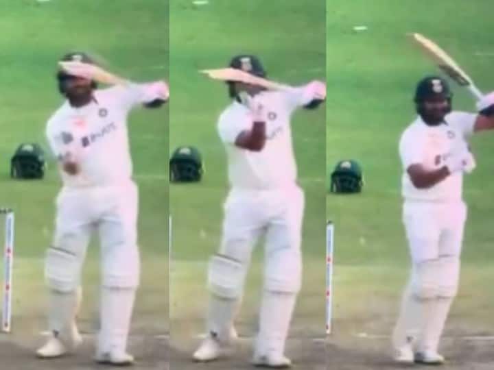 Watch: Rohit Sharma shocked when referee gave up, took DRS in a special way on social media

