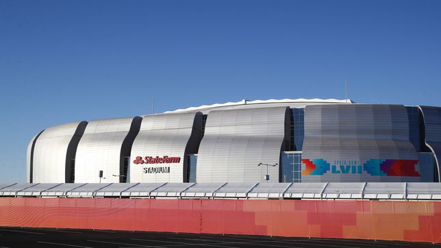  Where is Super Bowl LVII played?  This is the State Farm Stadium, the headquarters of the Eagles vs Chiefs

