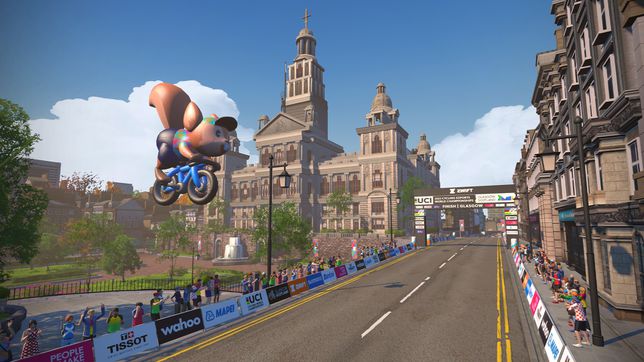 Zwift launches the map of Scotland on the occasion of the Esports Cycling World Cups
