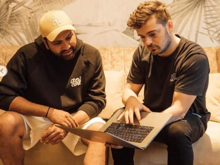 Captain Rohit Sharma took DJ advice from Martin Garrix and told him what song he listens to before the game.

