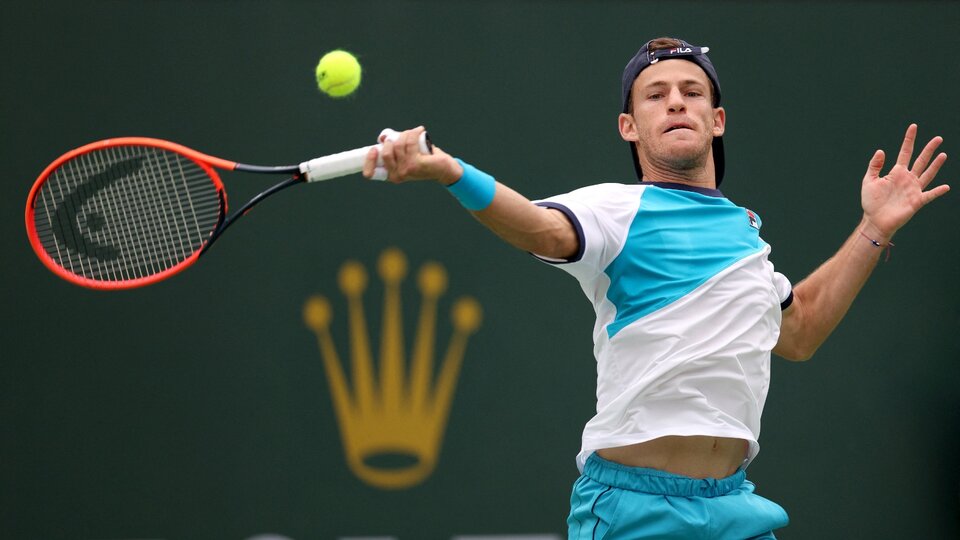 Diego Schwartzman was eliminated from Indian Wells in the second round
