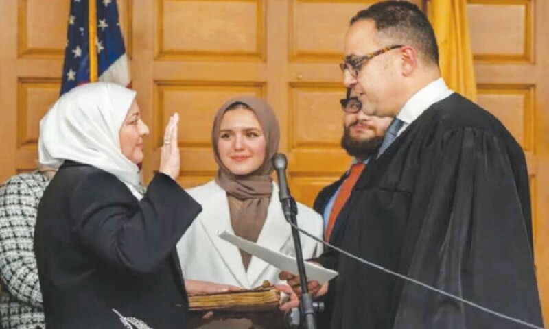 Egyptian-born Nadia Kahf became America's first hijab-wearing Muslim woman judge
