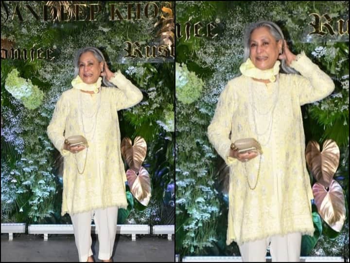 Jaya Bachchan was seen talking to paparazzi laughing, fans said, "Madam is in a good mood today, otherwise...

