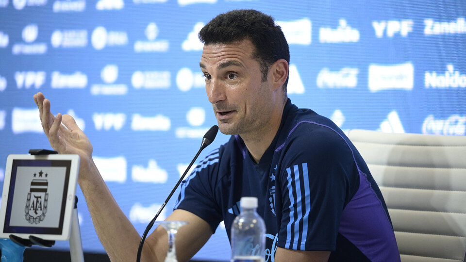 Lionel Scaloni: "The World Cup is over"
