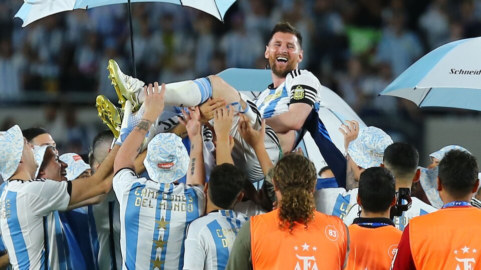 Messi: "I am immensely happy to see all the Argentine people enjoying"  
