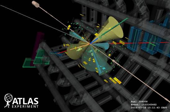Rare process observed at LHC with most massive particles known

