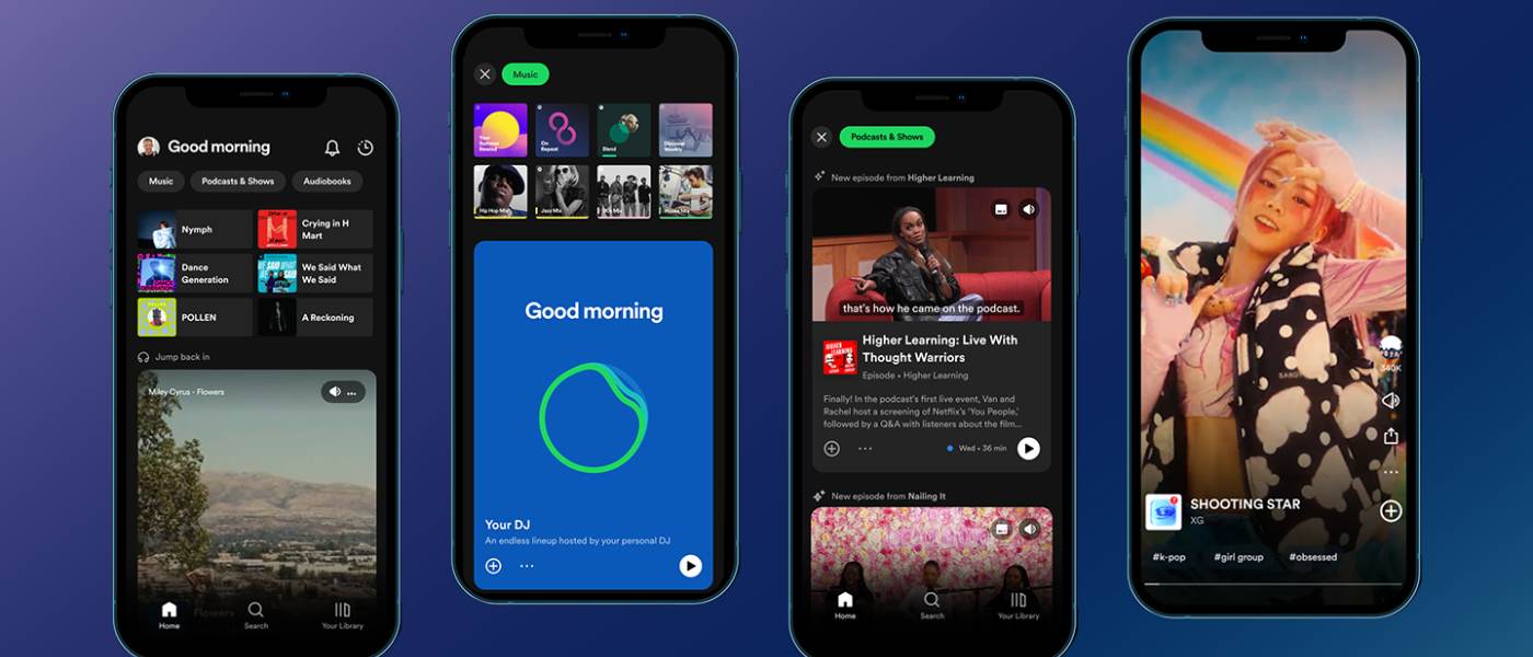 Spotify debuts its redesign with an aesthetic inspired by TikTok
