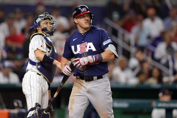 Mike Trout, recently at the World Baseball Classic. 