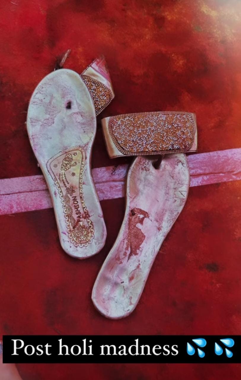 Urvashi Rautela danced so much at the Holi party that