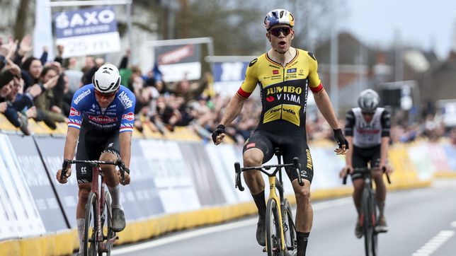 Van Aert culminates an ode to cycling in the essay for Flanders
