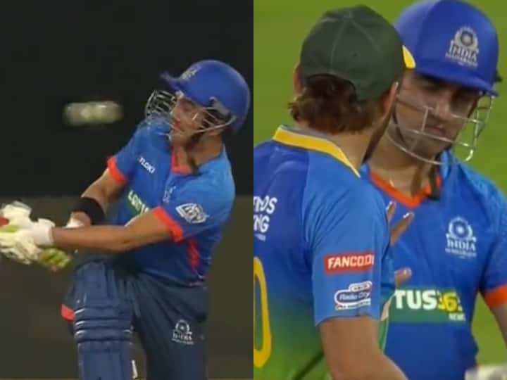 Video: Long talk when Afridi and Gambhir came face to face, the ball hit Gautam's head and then...

