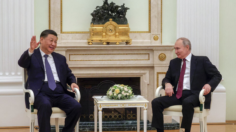 Xi Jinping and Vladimir Putin met in the Kremlin
