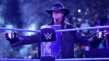 Undertaker, the wrestler with the most wins at WrestleMania.
