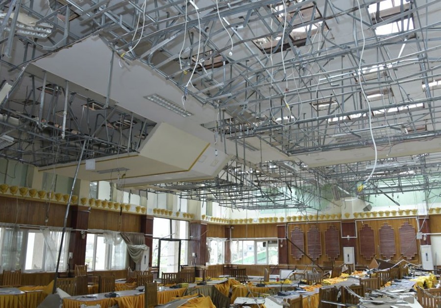 Damage caused by Cyclone Mocha