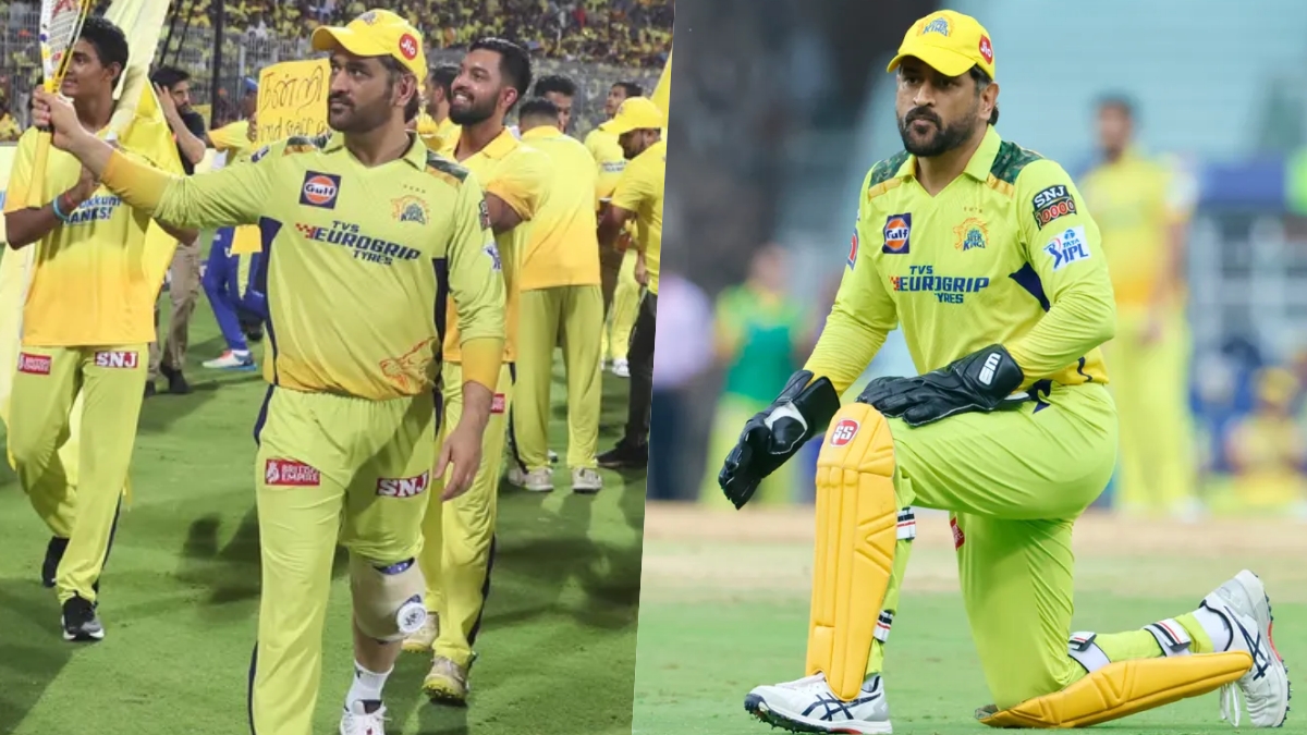  Dhoni's knee is not right...!  Tension for CSK before the big game


