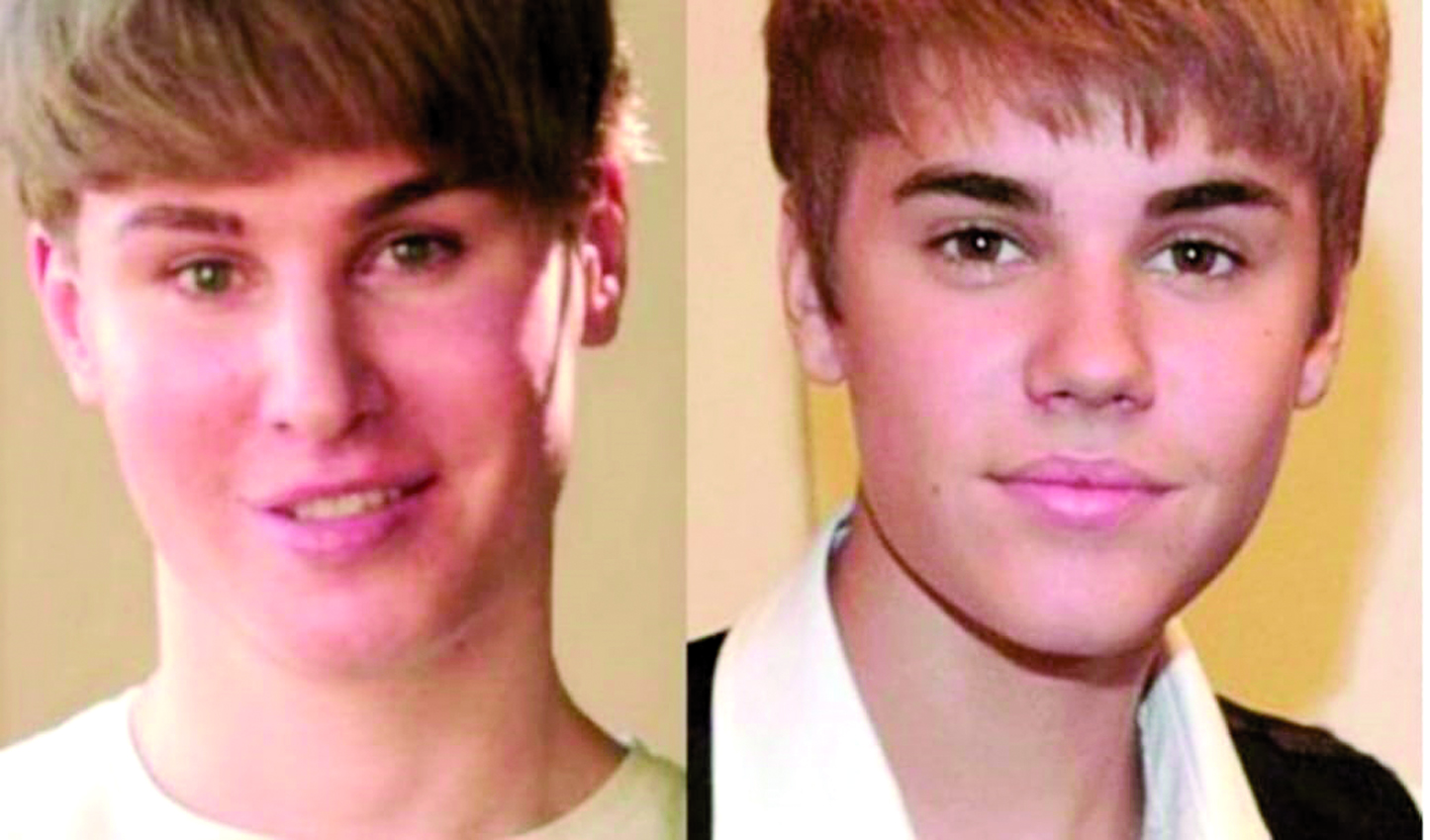 Instead, Toby Sheldon, 33, confessed that he spent $100,000 on plastic surgery to look like Justin Bieber.