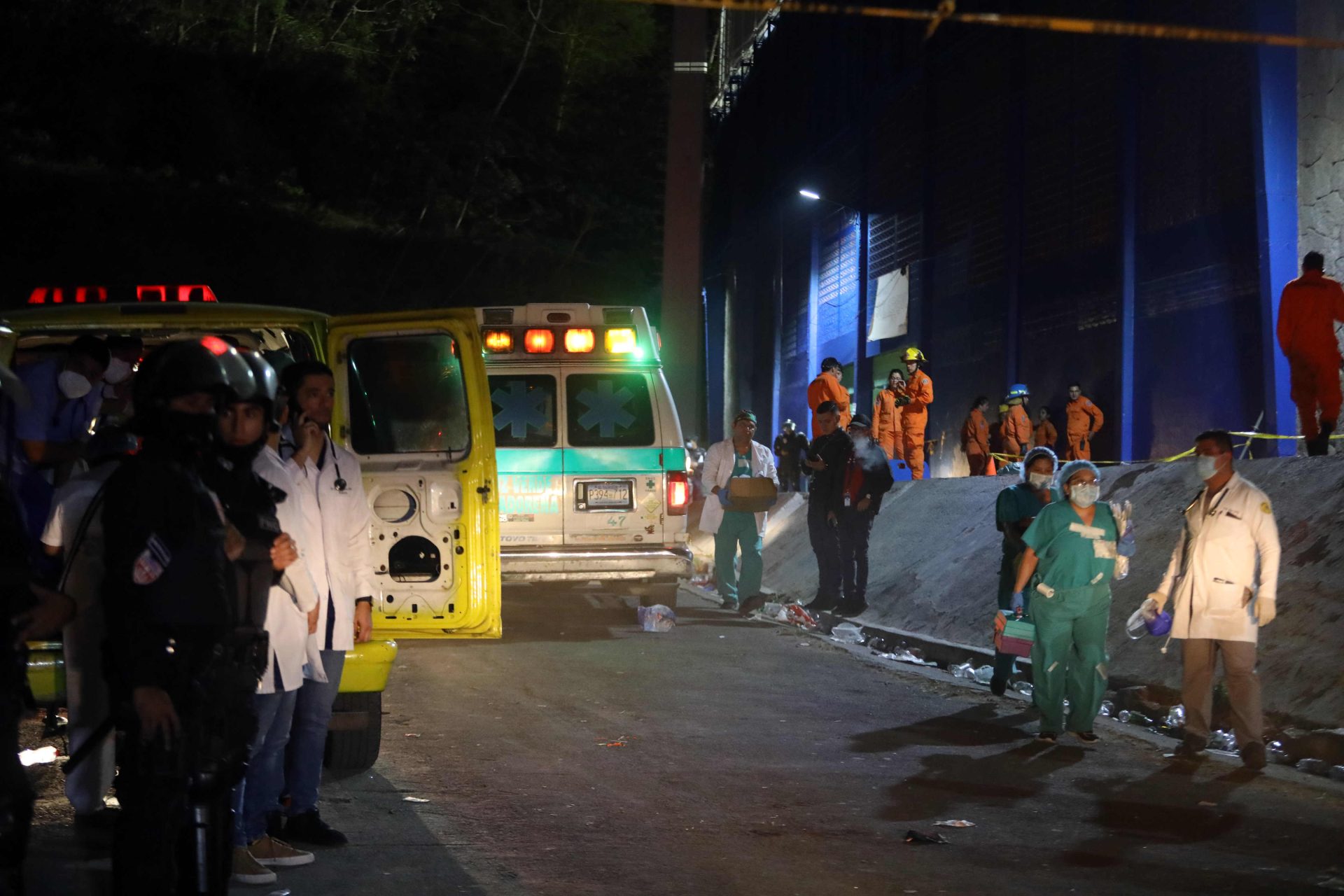 9 people die in a stampede at a stadium in El Salvador
