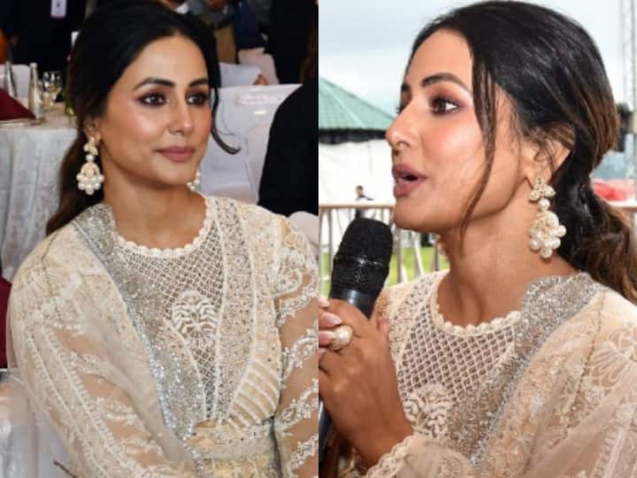 After Ramcharan, Hina Khan, who grew up in Kashmir, joined the G20 summit

