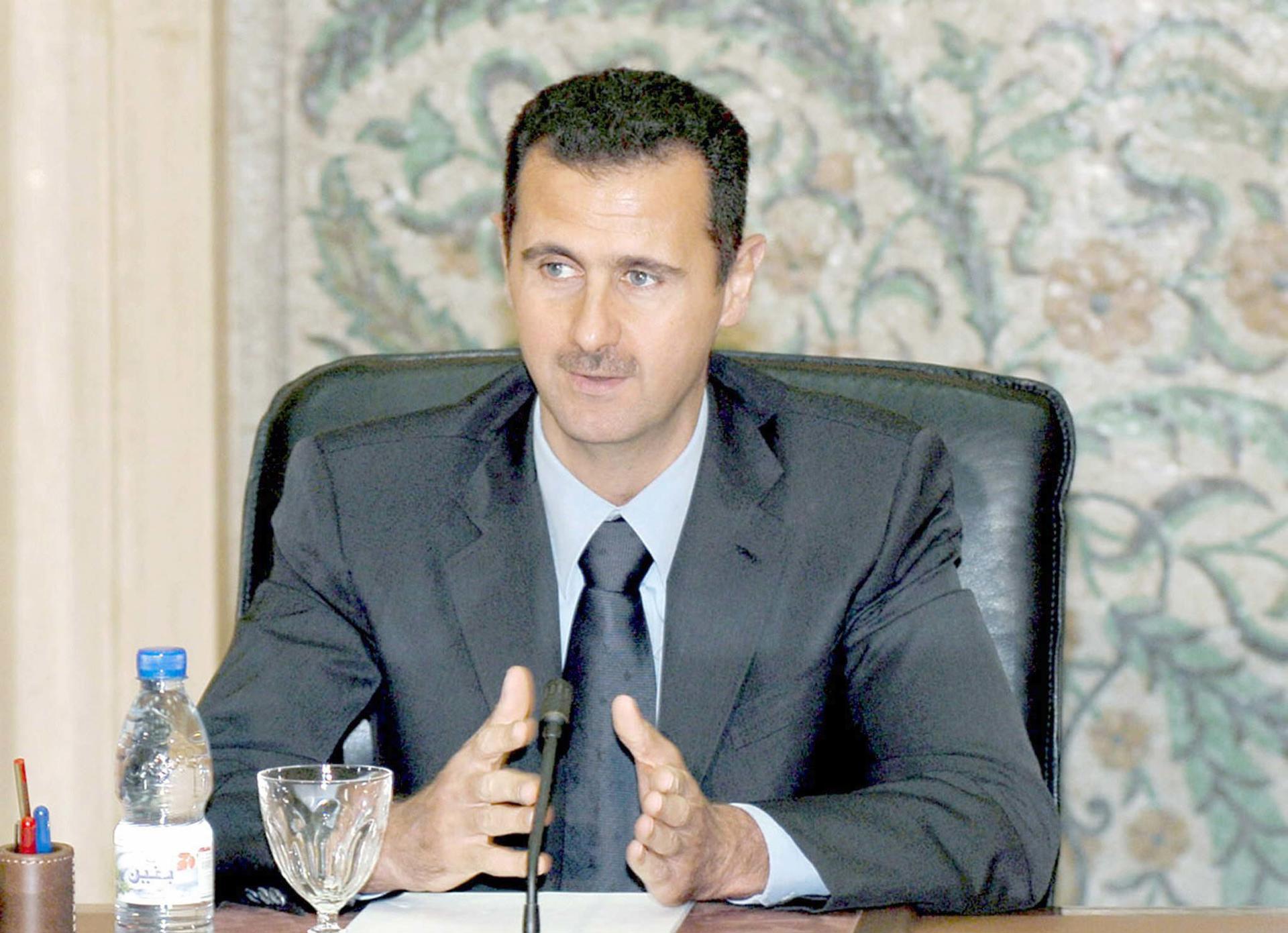 File photo of Syrian President Bashar al-Assad.  BLAZETRENDS/Sana