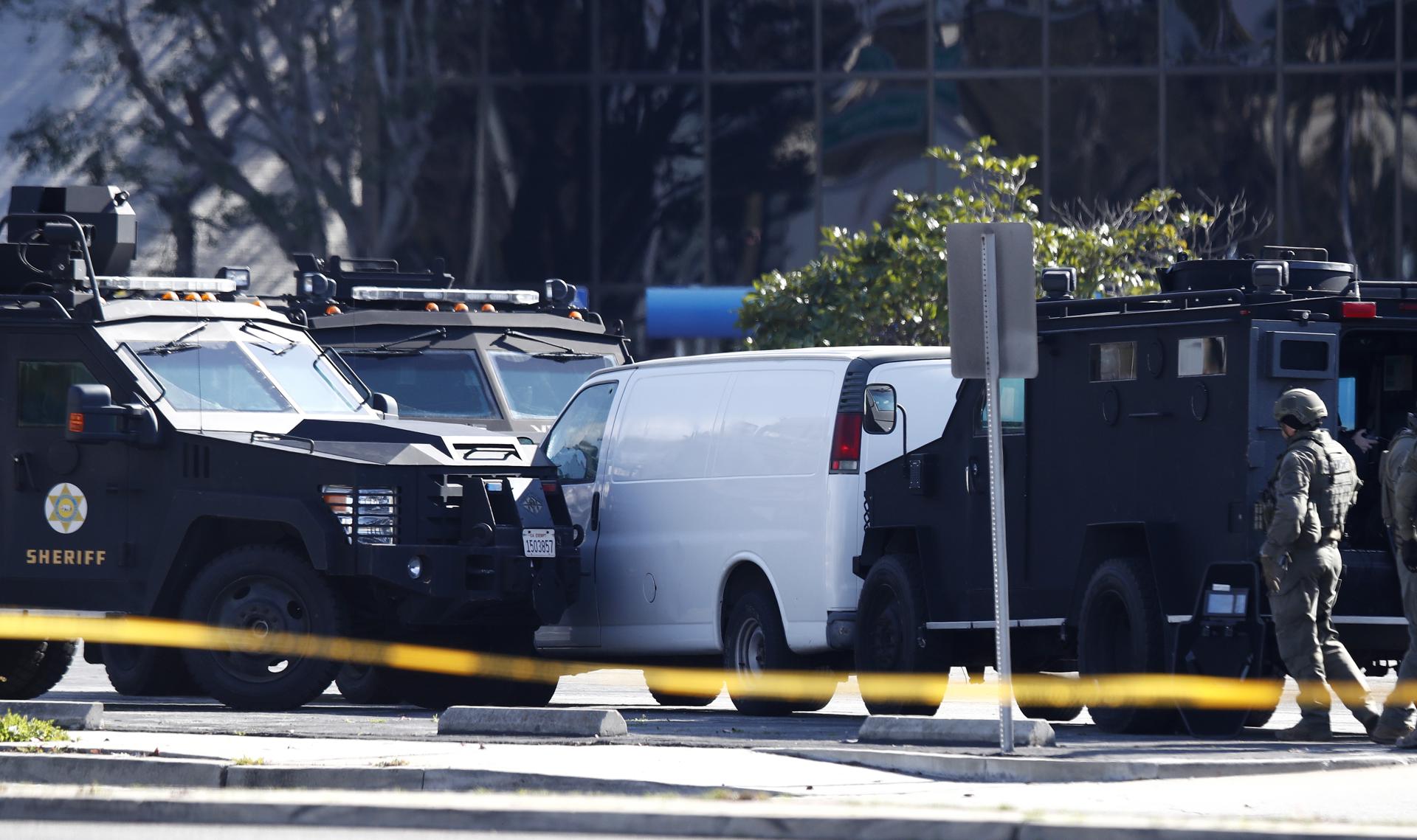 File photo of the scene of a shooting in the United States.  BLAZETRENDS/Caroline Brehman