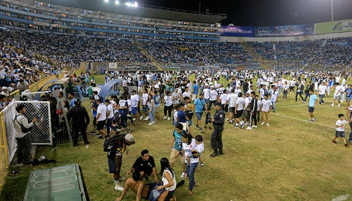 Death toll rises to 12 in El Salvador stadium stampede
