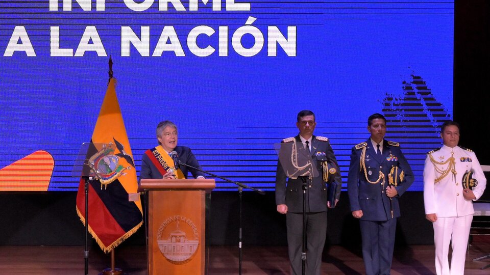 Ecuador: In his latest report, Lasso defended the "death cross"  
