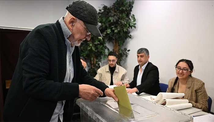 Voting for the first round of elections in Turkey began on March 14.  Photo - Anadolu. 