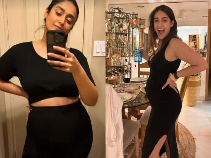 Ileana D'cruz flaunts baby bump again, pregnancy shines in mirror selfie

