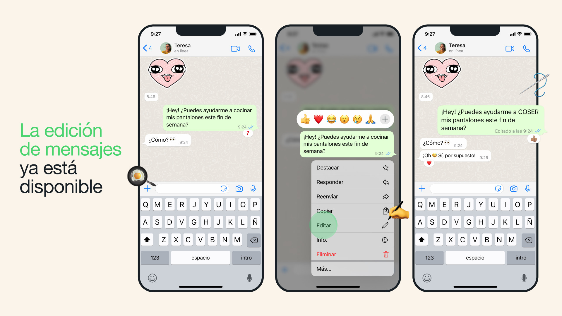Now you can edit your WhatsApp messages

