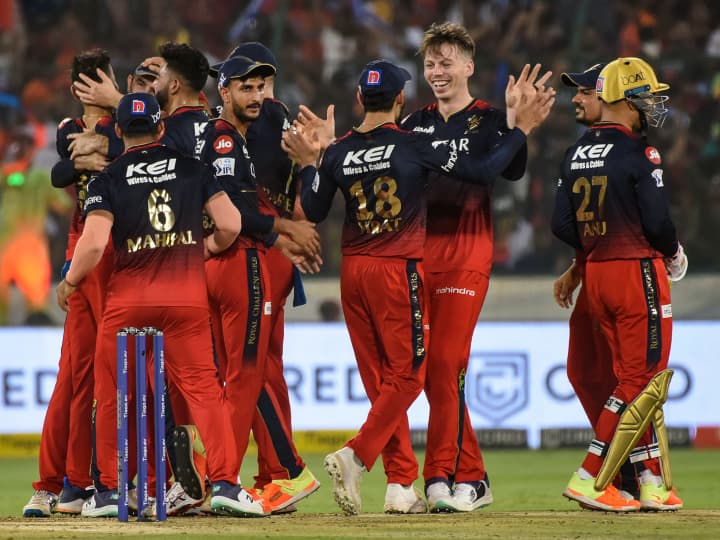 RCB reached the top 4 after defeating SRH, know now what the math of the playoffs is

