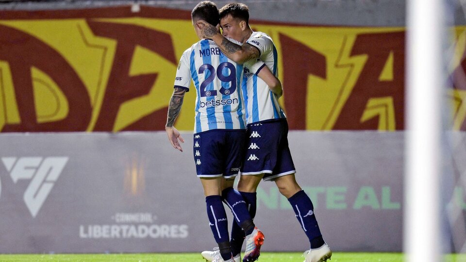 Racing beat Aucas from Ecuador and approaches the round of 16
