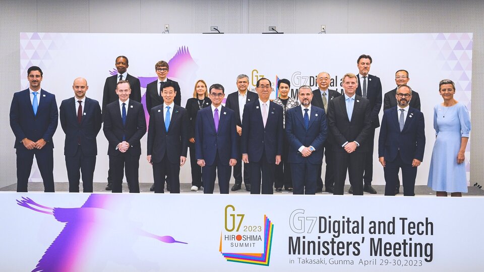 The G7 asks for a use "responsible" of generative AI
