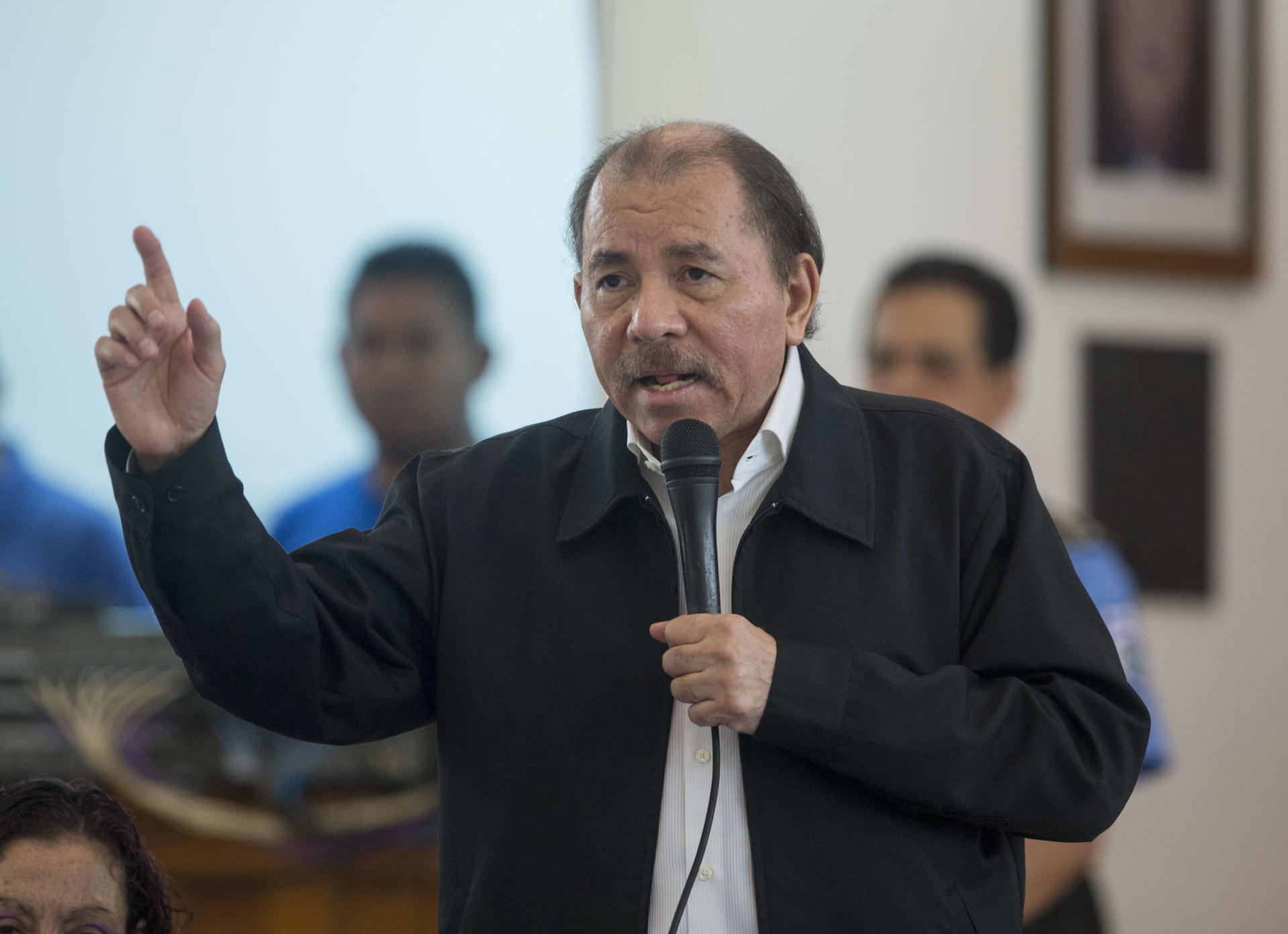 Nicaraguan President Daniel Ortega in a file photograph.  BLAZETRENDS/Jorge Torres