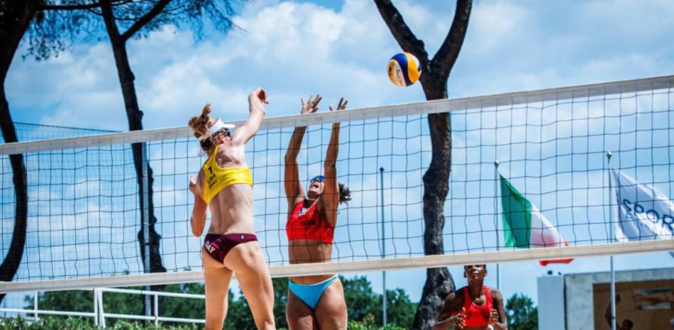 The country will be the epicenter of beach volleyball in June
