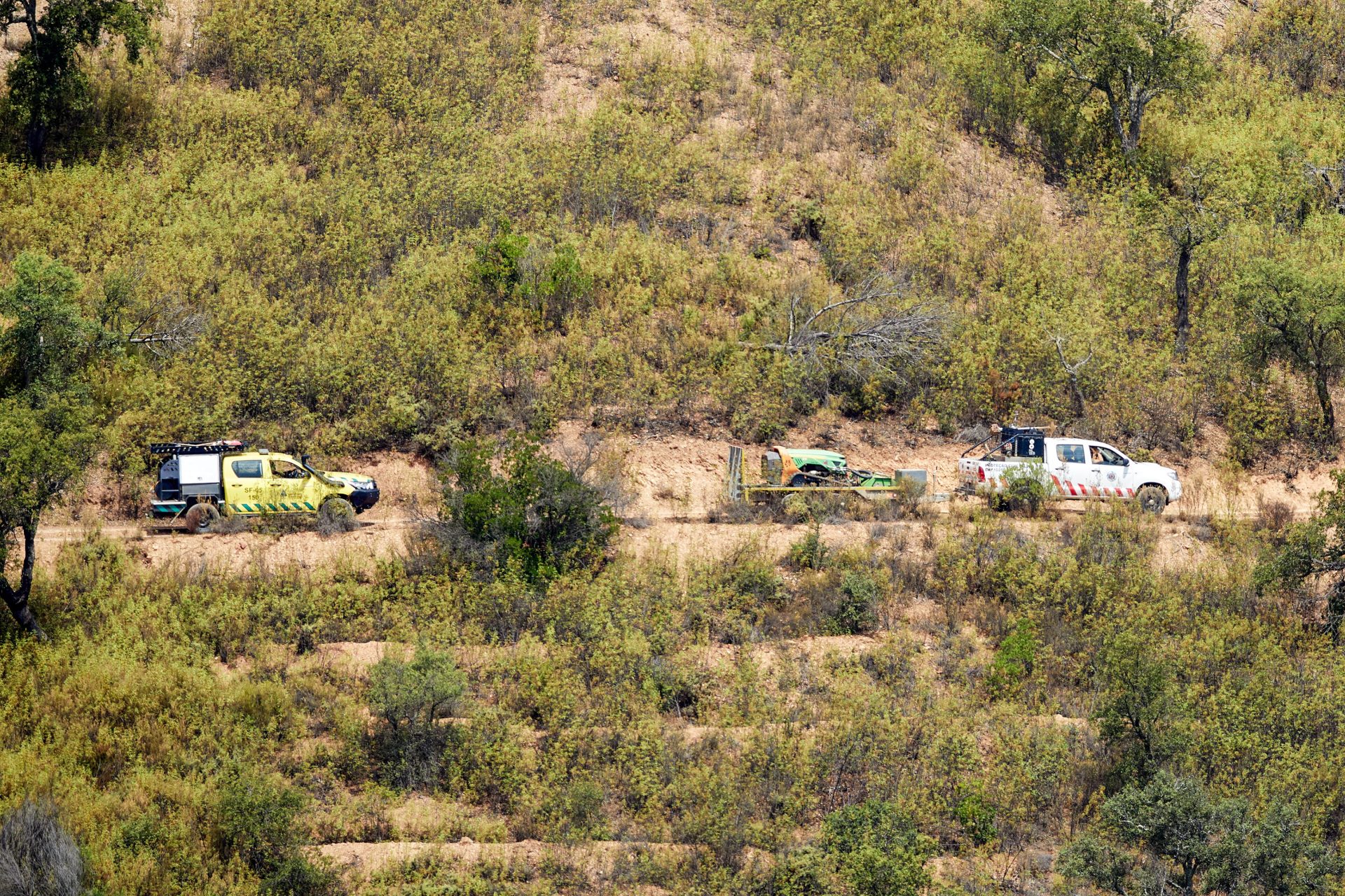 Images from the search for Madeleine McCann in the Algarve.