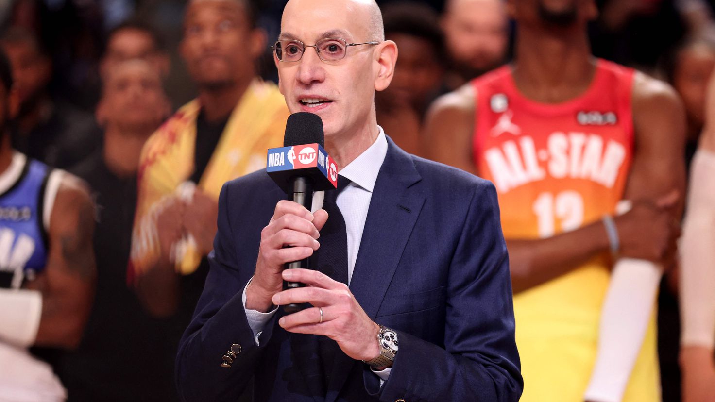 What is the fortune of Adam Silver, commissioner of the NBA?
