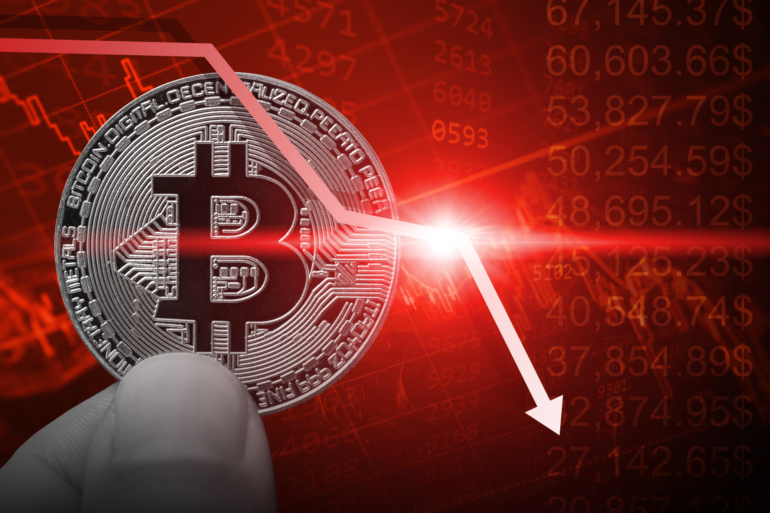 Why Bitcoin, Ethereum and Litecoin Are Experiencing Sharp Drops Today
