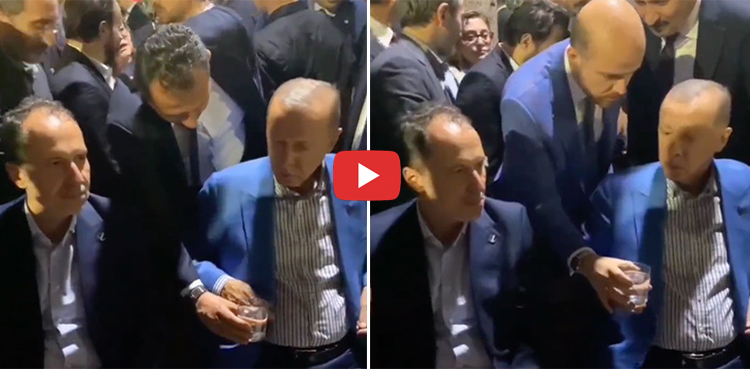  Why did the Turkish president not drink water?  The video went viral
