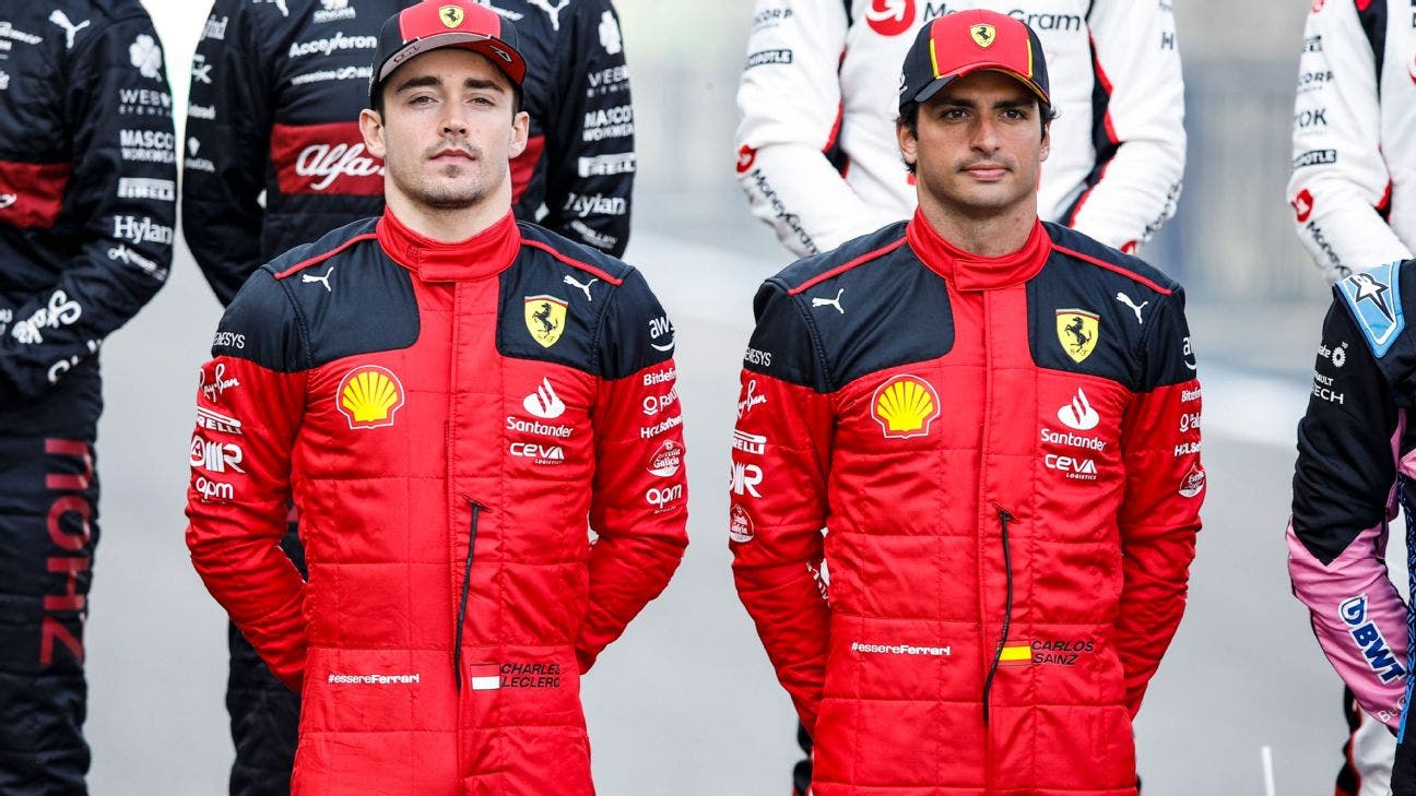 Carlos Sainz goes on the attack: Ferrari and Leclerc bosses in evidence
	
