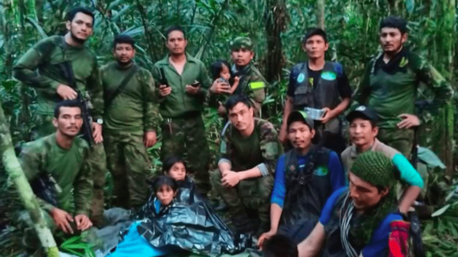 Colombia: four children found alive in the jungle, after 40 days of research
