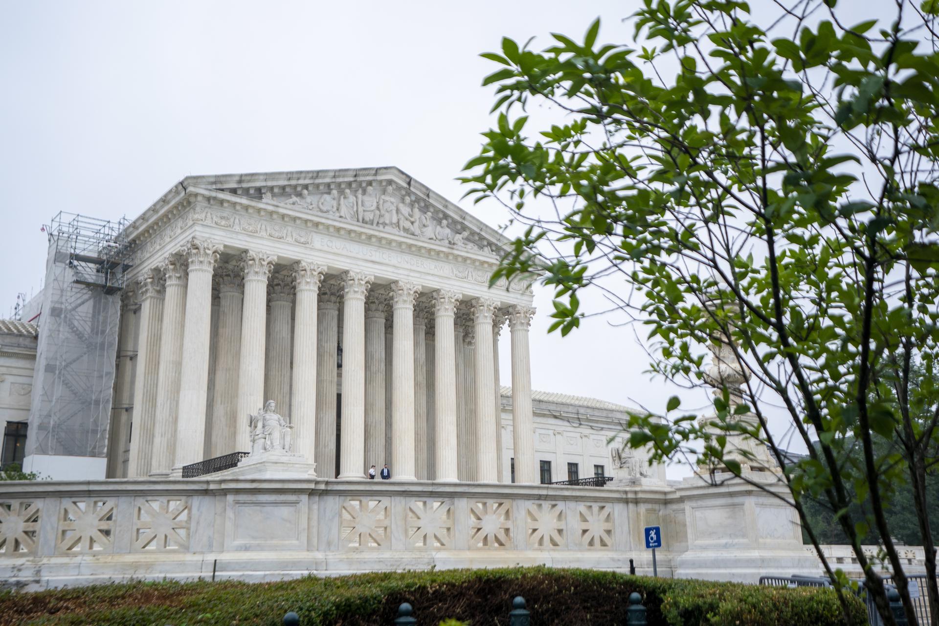 Exterior view of the US Supreme Court, on June 22, 2023, in Washington.  BLAZETRENDS/Shawn Thew