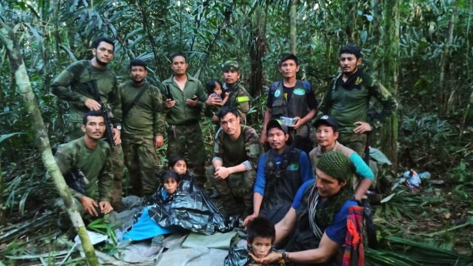 They found in the Colombian jungle four boys who were lost for 40 days
