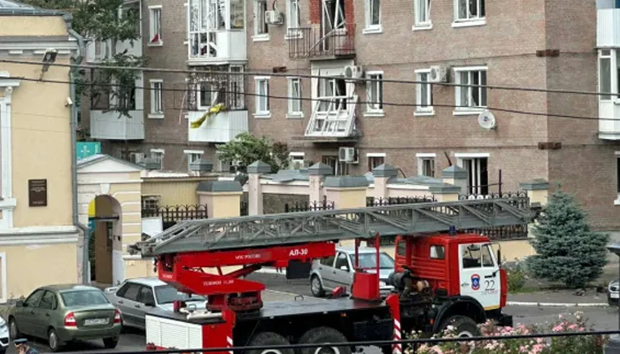 15 injured in rocket explosion near cafe in Russia